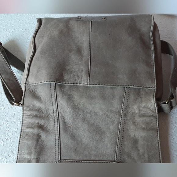 Lucky Brand Suede Foldover Bag - Picture 14 of 16